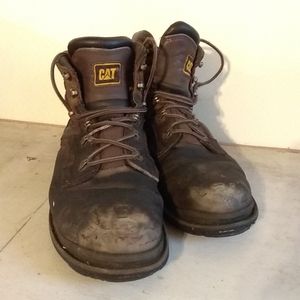 CAT Caterpillar Steel Toe  Waterproof Work Boots SIZE 12